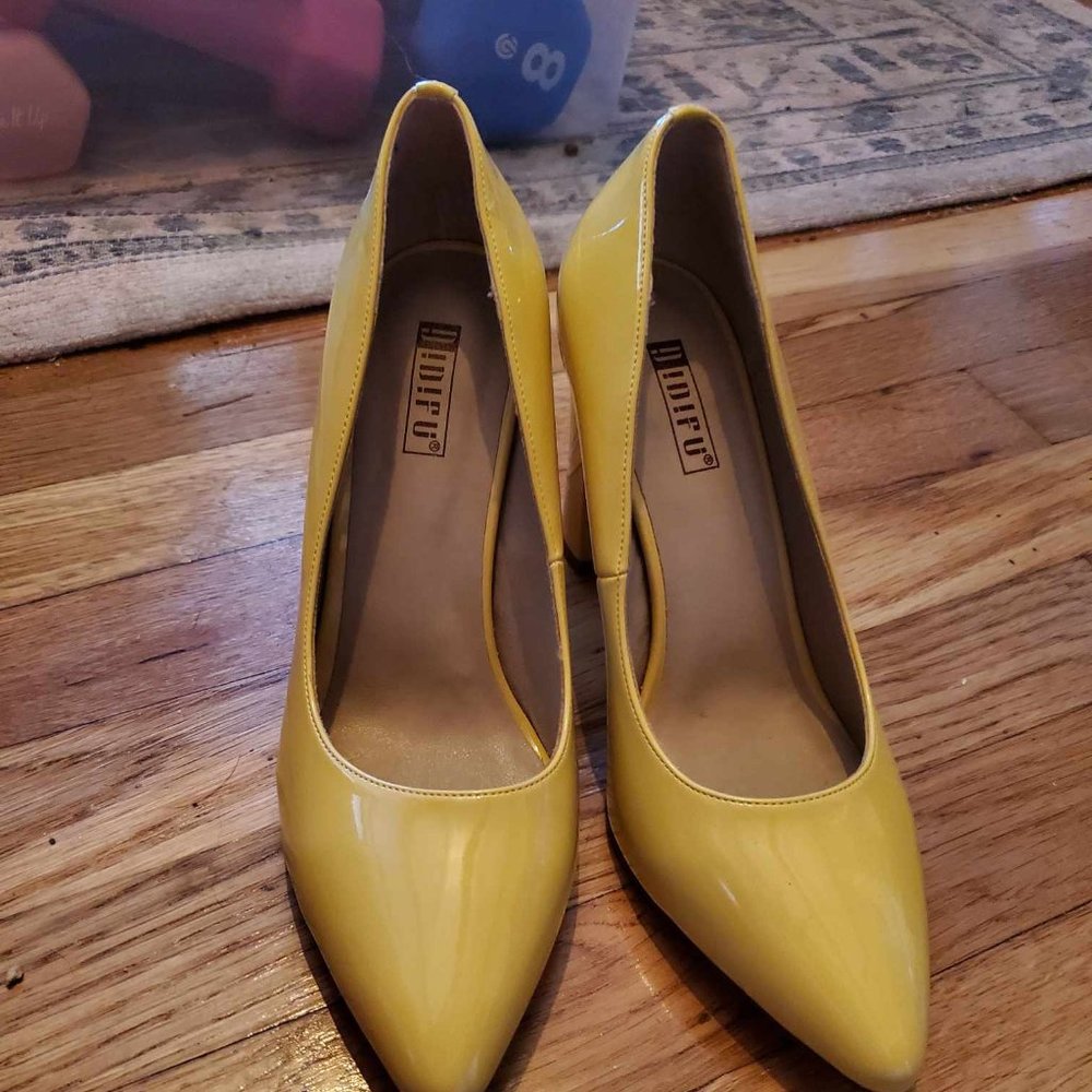 Yellow heels